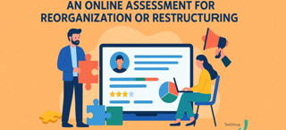 An online assessment for reorganization or restructuring