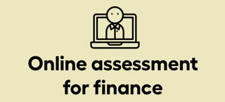 Online assessment for finance recruitment