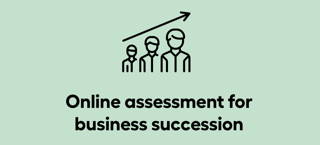 Online assessment for business succession