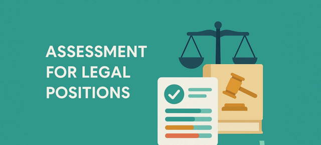 Online assessment for legal recruitment